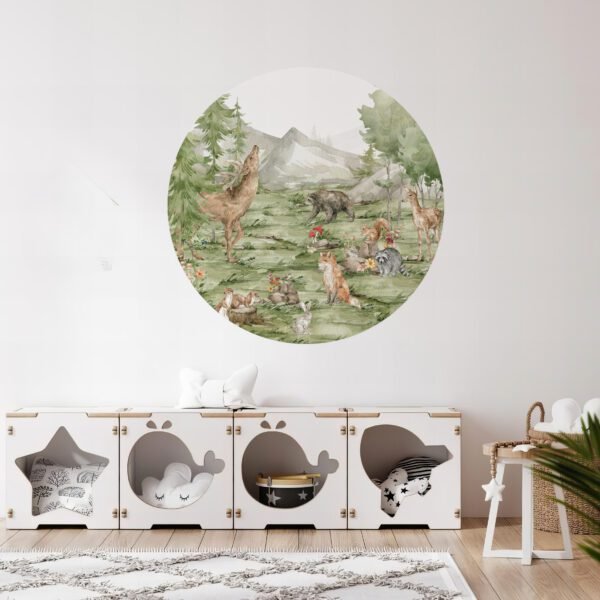 ŠUMSKA DRUŽINA KRUŽNI STIKER