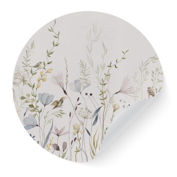 POLJSKO CVIJEĆE KRUŽNI STIKER